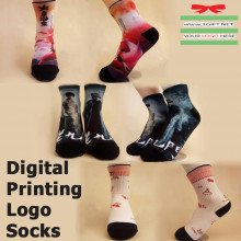 Digital Printing Logo Socks